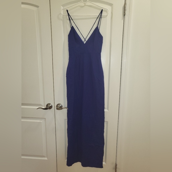 4. NWT NBD X REVOLVE BRAX GOWN IN COBALT BLUE SIZE XS - Picture 4 of 9